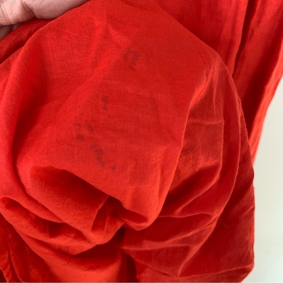 Tommy Bahama Lena Tiered Maxi Dress in Poppy Red Size S - Picture 4 of 8